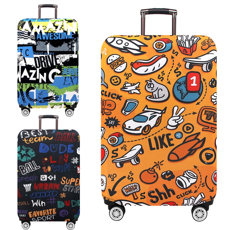 Vỏ Bọc Bảo Vệ Vali Chống Trầy Xước Dày Dặn Thời Trang Tiện Dụng Mang Theo Du Lịch