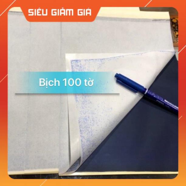 100 tờ giấy than scan in hình xăm hàng có sẵn