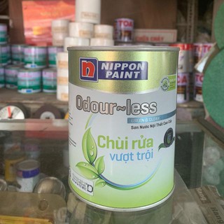 Sơn nippon 1 lít màu vàng chanh( màu pha) trong nhà và ngoài trời