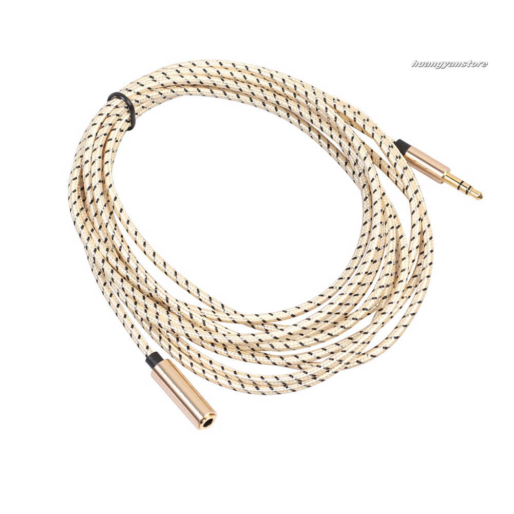 Dây Cáp Âm Thanh Nối Dài Tai Nghe 3.5mm 0.5 / 1 / 1.8 / 3 / 5m