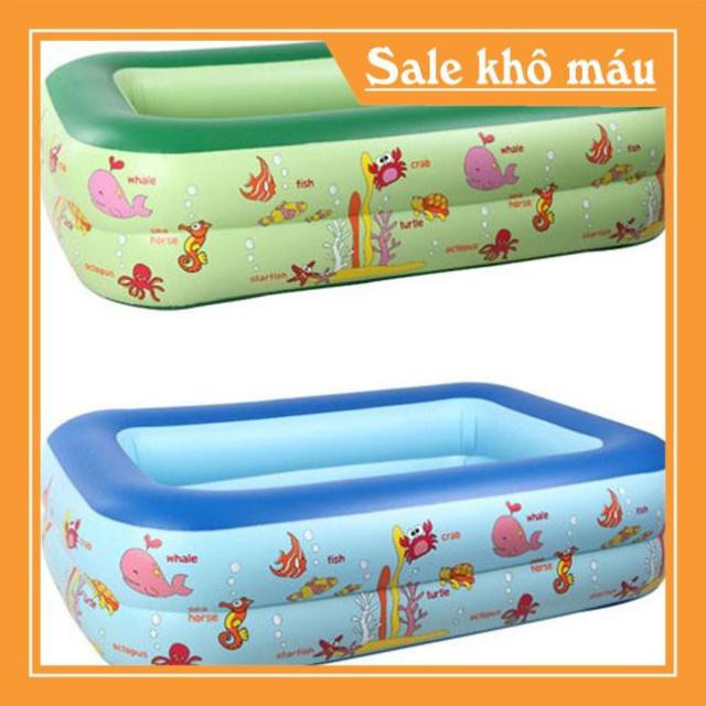 [FreeShip – Sale khô máu] BỂ BƠI PHAO BƠI CHỮ NHẬT 2 TẦNG 1,2M (DEAL CHUẨN)