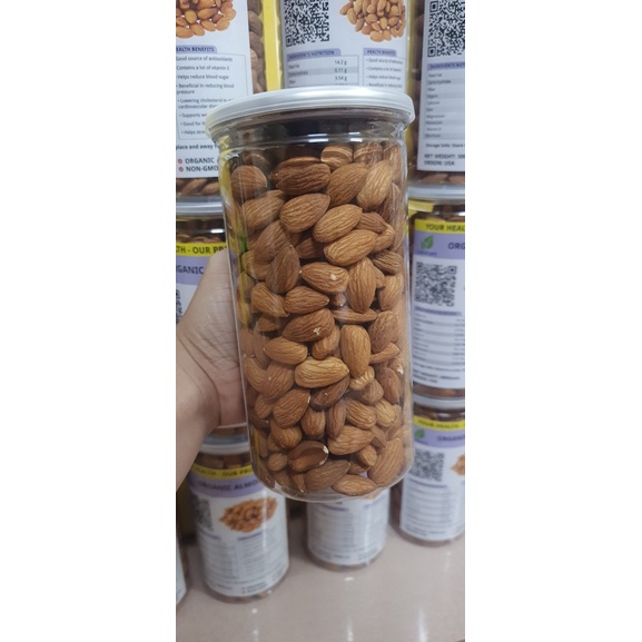 Hạt Hạnh Nhân Hữu Cơ LinMart 500 gram