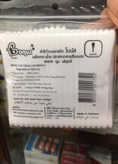 Tăm bông Bonus Thái Lan