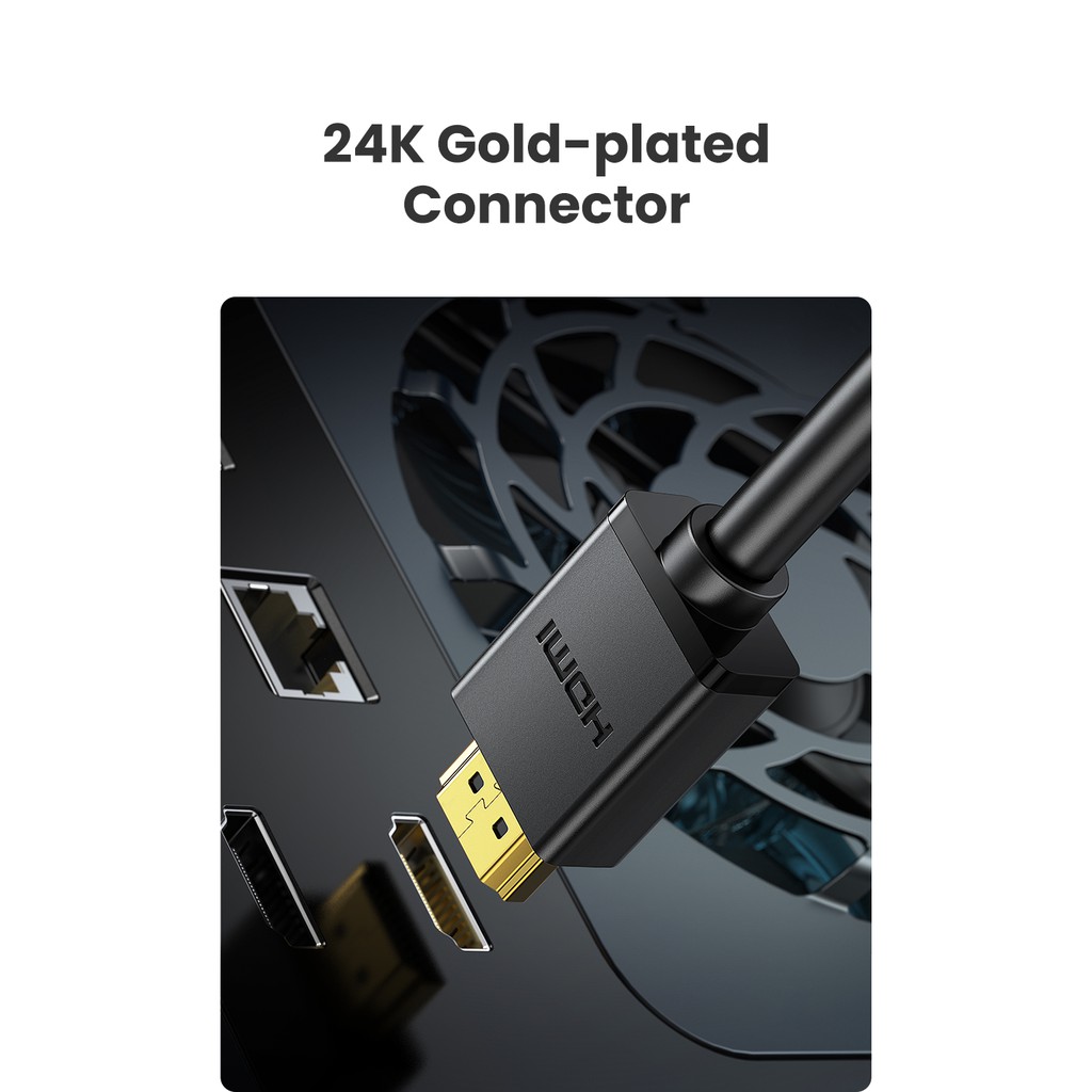 Dây cáp HDMI UGREEN 4K 2.0 tốc độ cao chất lượng tốt