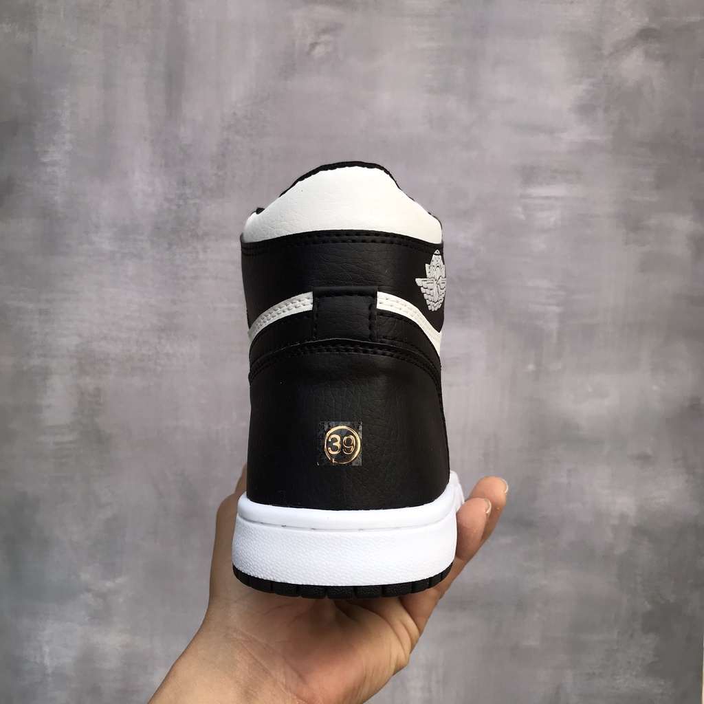 Giày thể thao JD , Giày sneaker JD1 HIGH đen trắng cao mới nhất,hót nhất 2022 full box