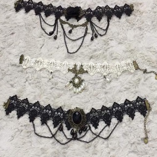 Vòng cổ chocker ren lolita