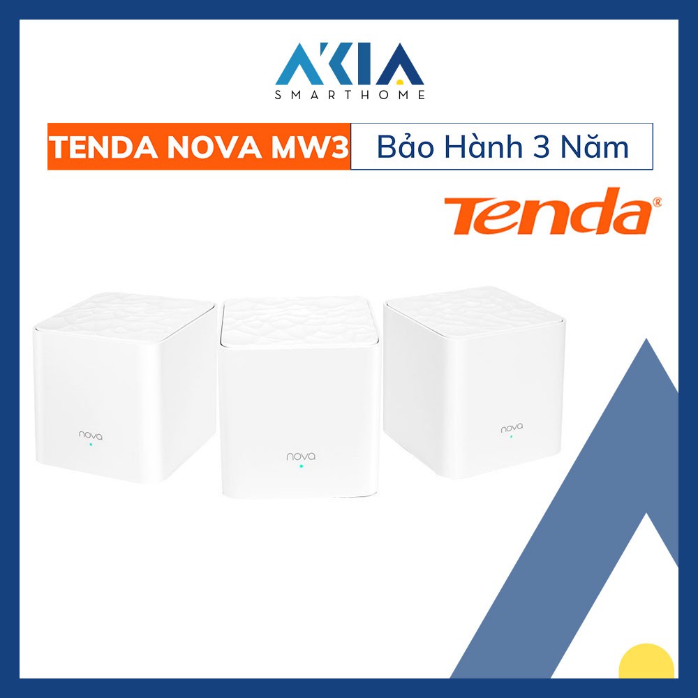 Hệ thống Phát Wifi Mesh ⚡[BH 3 NĂM]⚡ Tenda Nova MW3 (3-Pack) - Hàng Chính Hãng