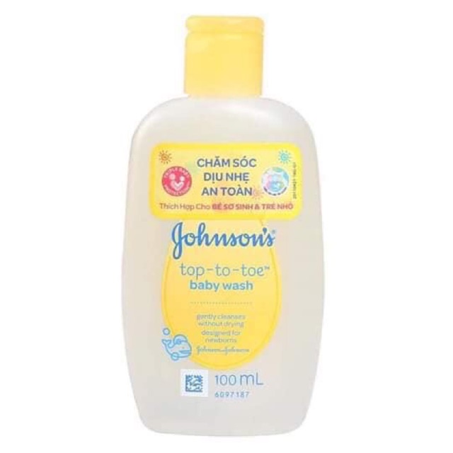 Sữa tắm gội Johnson's Baby 100ml