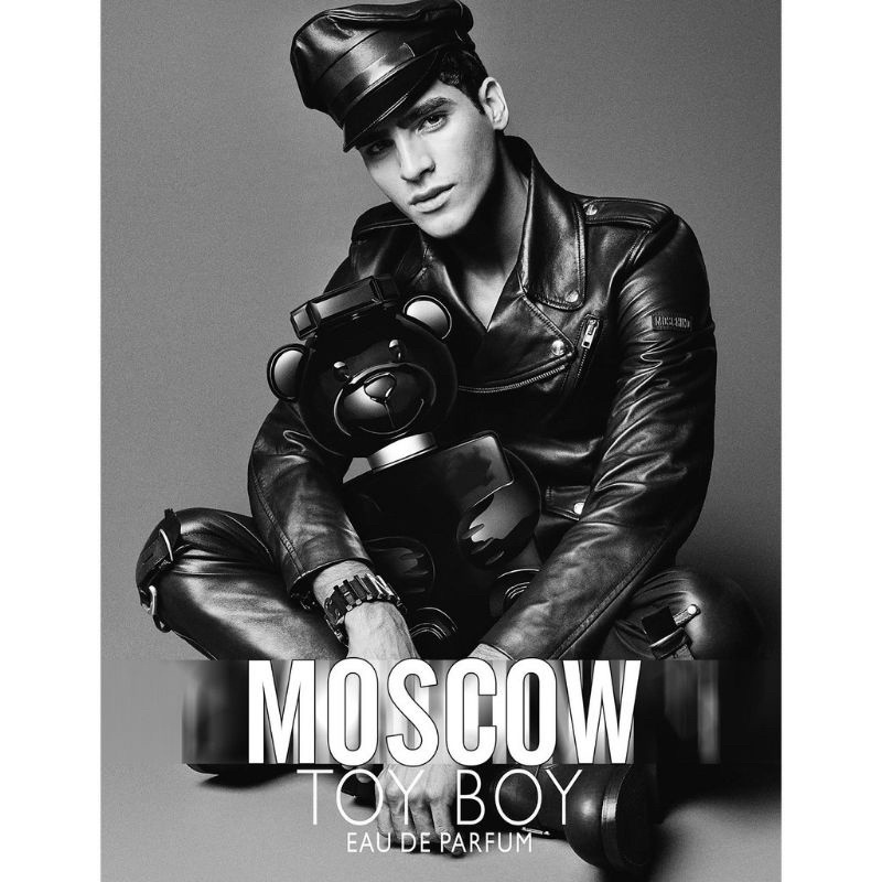 Nước hoa nam nữ hình gấu thơm nức mũi, Nước hoa Moscow TOY BOY gấu đen cho nam