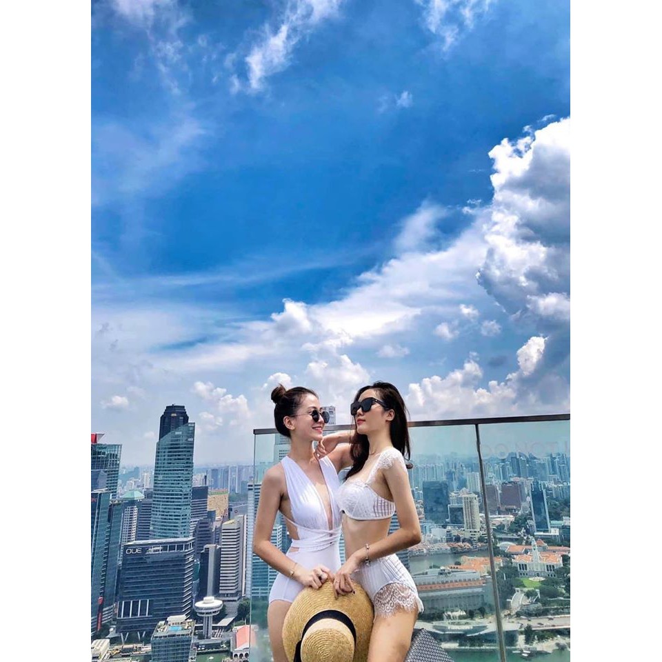  [Có size]❤Bikini đồ bơi liền trần hở lưng vạt buộc sexy❤ Áo tắm nữ đi biển | BigBuy360 - bigbuy360.vn