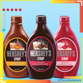 Siro Socola Dâu Tây Caramel hiệu Hersheys chai 680G