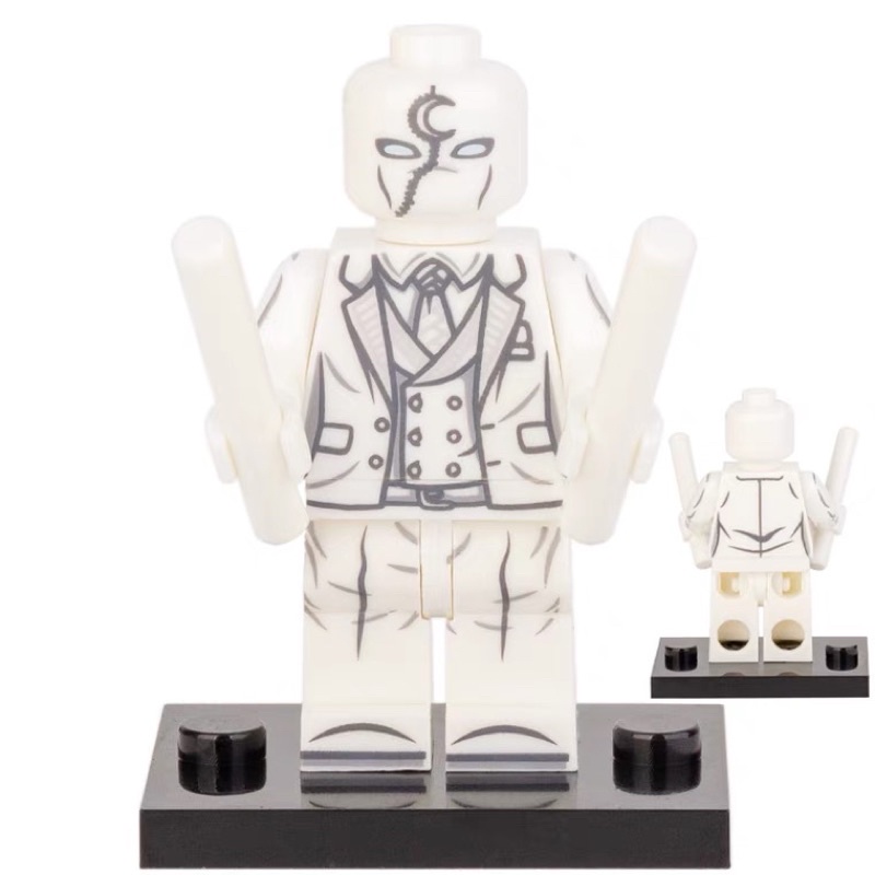 Mô hình LEGO Marvel MOON KNIGHT trang trí bàn học, kệ sách, góc học tập, góc Gaming...