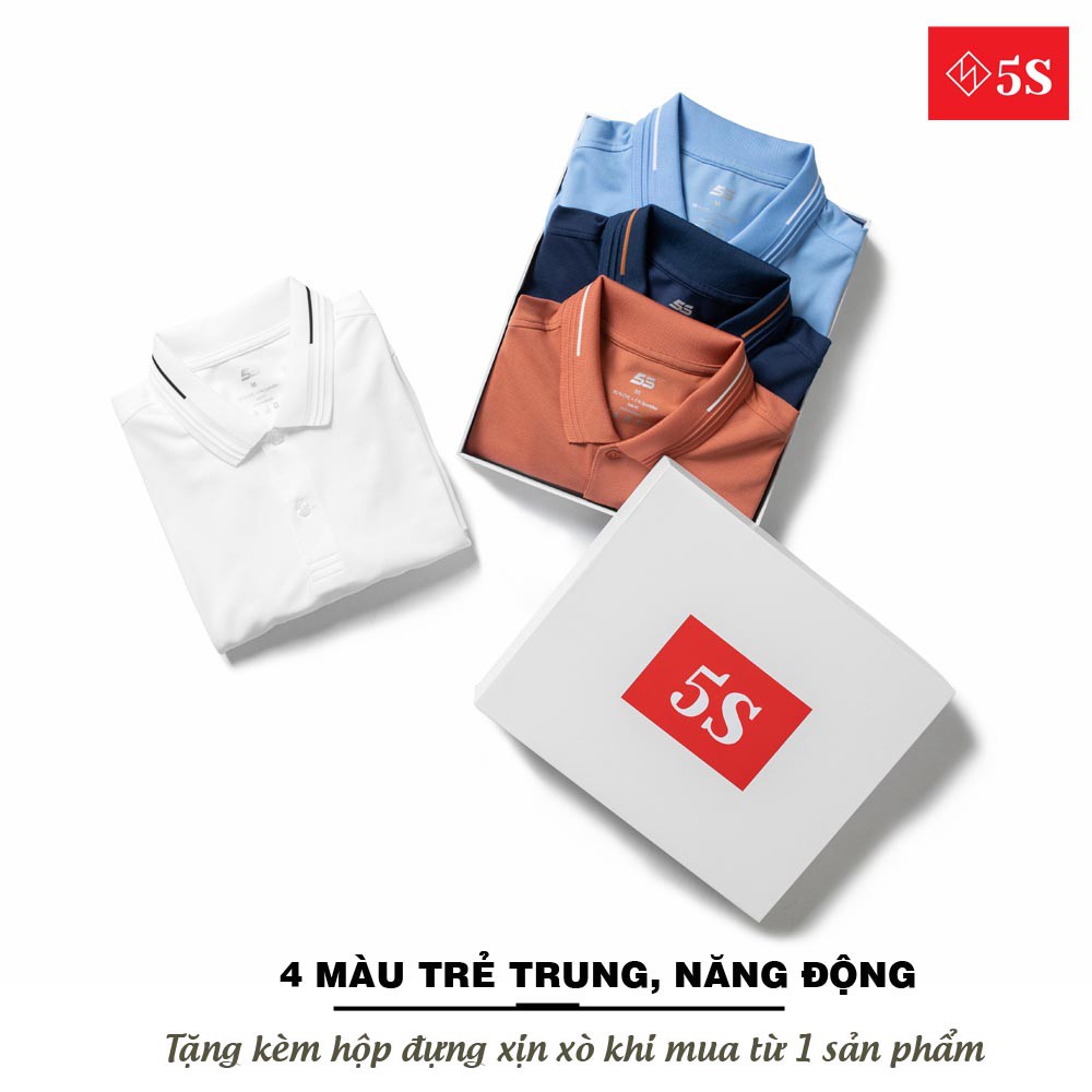Áo Polo Nam 5S Ngắn Tay (4 Màu ), Siêu Bền Màu, Co Giãn Tốt, Thiết Kế Trẻ Trung, Năng Động (APC21027-05) | BigBuy360 - bigbuy360.vn