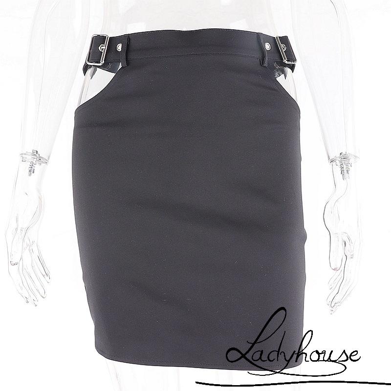 Chân Váy Bút Chì Lưng Cao Màu Trơn Thời Trang Mùa Hè Cho Nữ Size S/M/L