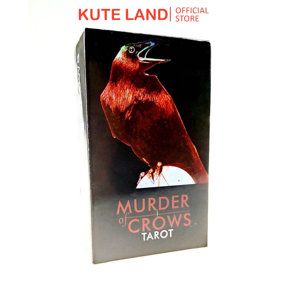 Bài Tarot Murder of Crows Tarot Óng Ánh Tặng Đá Thanh Tẩy E67