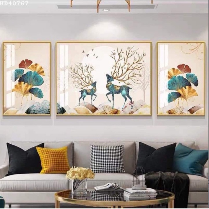 Tranh treo tường TRÁNG GƯƠNG, IN UV 3D MIKA CAO CẤP