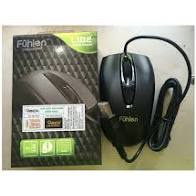 FUHLEN Chuột Quang Fuhlen L102 - Chuột Aigo đen/ trắng cực đẹp kết Nối Cổng USB bền đẹp bảo hành 12 