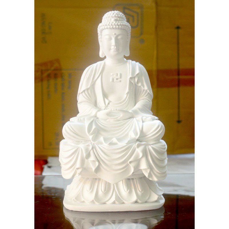 Tượng đức phật a di đà ngồi cao 18cm