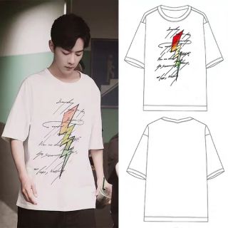 Áo Thun Trắng Tia Chớp  Tiêu Chiến - Ziao Zhan