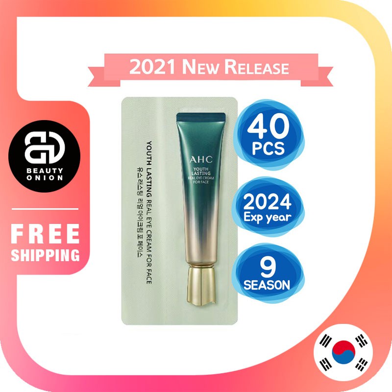 Set 40 kem mắt mini 1ml [AHC] Youth Lasting Real Eye Cream For Face 1ml (Season 9) | BigBuy360 - bigbuy360.vn