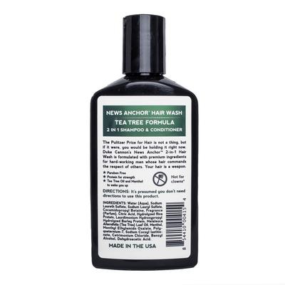 Dầu Gội Đầu Duke Cannon News Anchor 2-in-1 with Tea Tree Formula 295ML