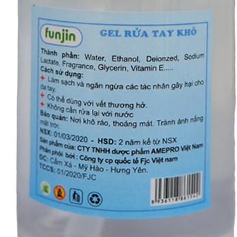 [Mã LT50 giảm 50K đơn 150K] Gel rửa tay khô Funjin chính hãng | BigBuy360 - bigbuy360.vn