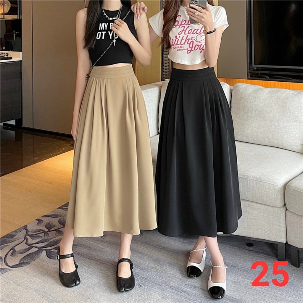 Chân váy nữ chất đẹp phong cách ulzzang eo dưới 90cm