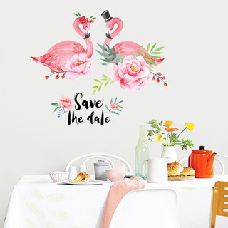 Decal dán tường Chim hạc