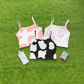 Áo CropTop Bò Sữa Hai Dây