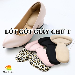 Miếng lót gót giày 4D chữ T cho giày cao gót nữ, sneaker, thể thao, búp bê, tây nam, quai hậu, lười, mọi, da, boots