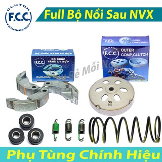 Combo Full Nồi Sau FCC Yamaha NVX Chống Rung Đầu
