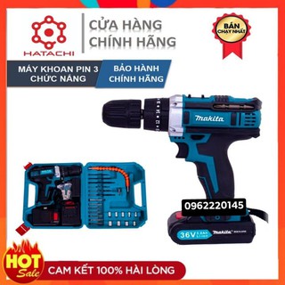 Máy khoan pin | 3 chức năng | Bắt vít, có búa /chính hãng