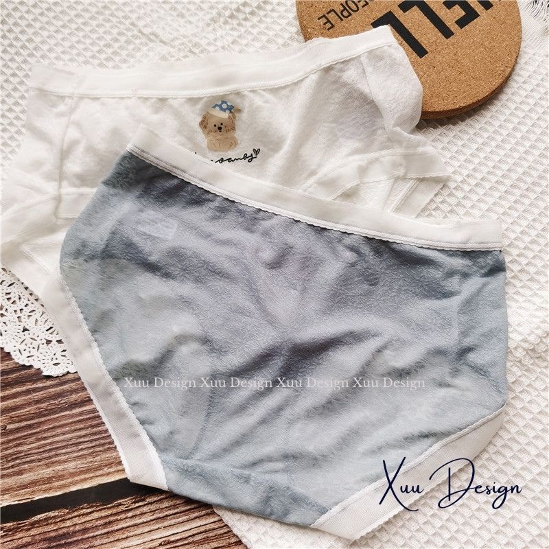 Quần lót ren nữ sexy Wexuu quần lót nữ ren gợi cảm thông thoáng, họa tiết gấu dễ thương - QC113