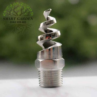 Đầu phun xòe dạng xoắn ốc phi 21mm