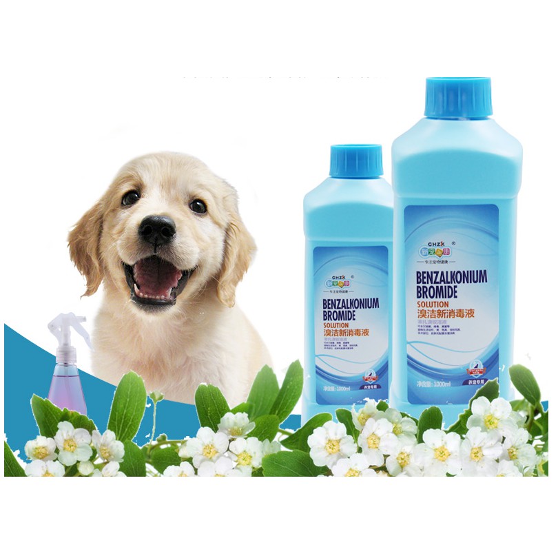 Dung Dịch Khử Trùng Khử Mùi Hôi Thú Cưng 1 Lít