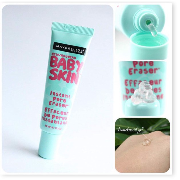 [Mã giảm giá mỹ phẩm chính hãng] Kem Lót Kiềm Dầu Thu Nhỏ Lỗ Chân Lông Trong 1 Phút - Baby Skin Instant Pore Eraser