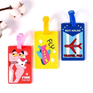 Name tag Silicon Thẻ đeo bảng tên Chống Thất Lạc Cho Balo/ Vali Siêu Cute