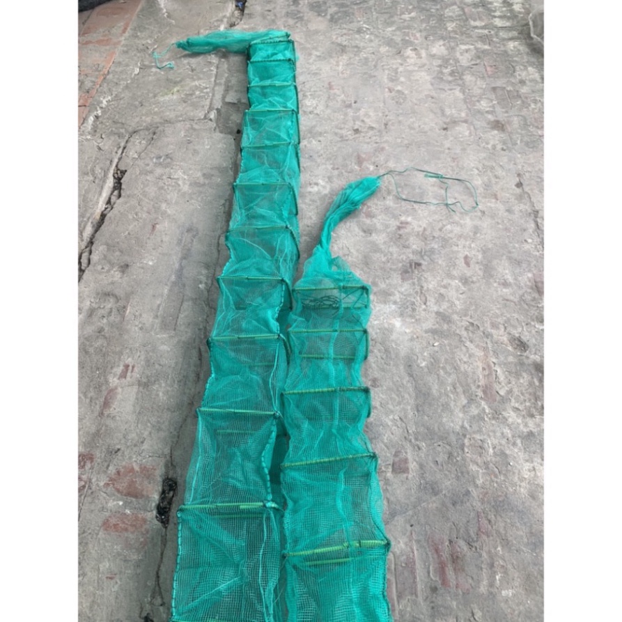 LỒNG BÁT QUÁI ĐÁNH CÁ TÔM BẰNG 4-5-7-9-11 KHUNG  CHÃ LƯỚI DỆT KIM CHẮC CHẮN  TÚI DÀI 70CM DẦY BỀN