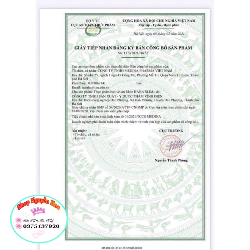 Kẹo giảm cân HANA SLIM- Hỗ Trợ Giảm Cân Không Cần Ăn Kiêng.Đảm bảo hiệu quả sau 1 liệu trình