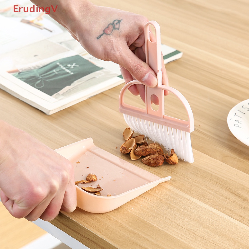 Bộ Chổi Và Đồ Hốt Rác Mini Để Bàn Tiện Dụng