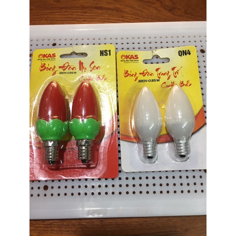 Vỉ 2 Bóng đèn led trang trí ban thờ