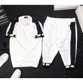 Bộ quần áo thể thao nam 💖FREESHIP💖 quần lửng Hàn Quốc - Thời trang Hansara 247