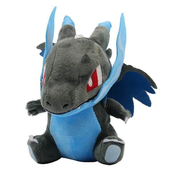 GẤU BÔNG POKEMON RỒNG LỬA MEGA CHARIZARD X NGỒI  HÀNG CHÍNH HÃNG MỚI 100%