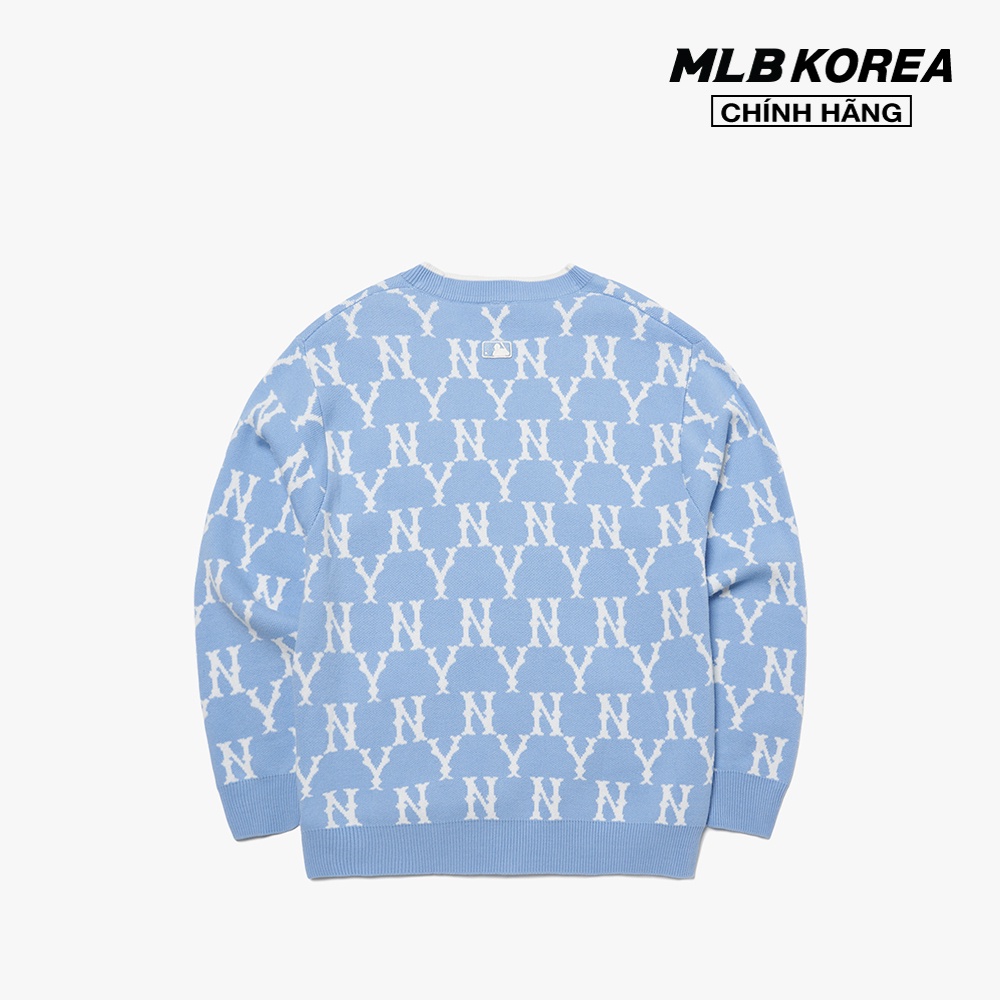 MLB - Áo khoác cardigan phom suông cổ V Monogram 3AKCM0121-50BLL