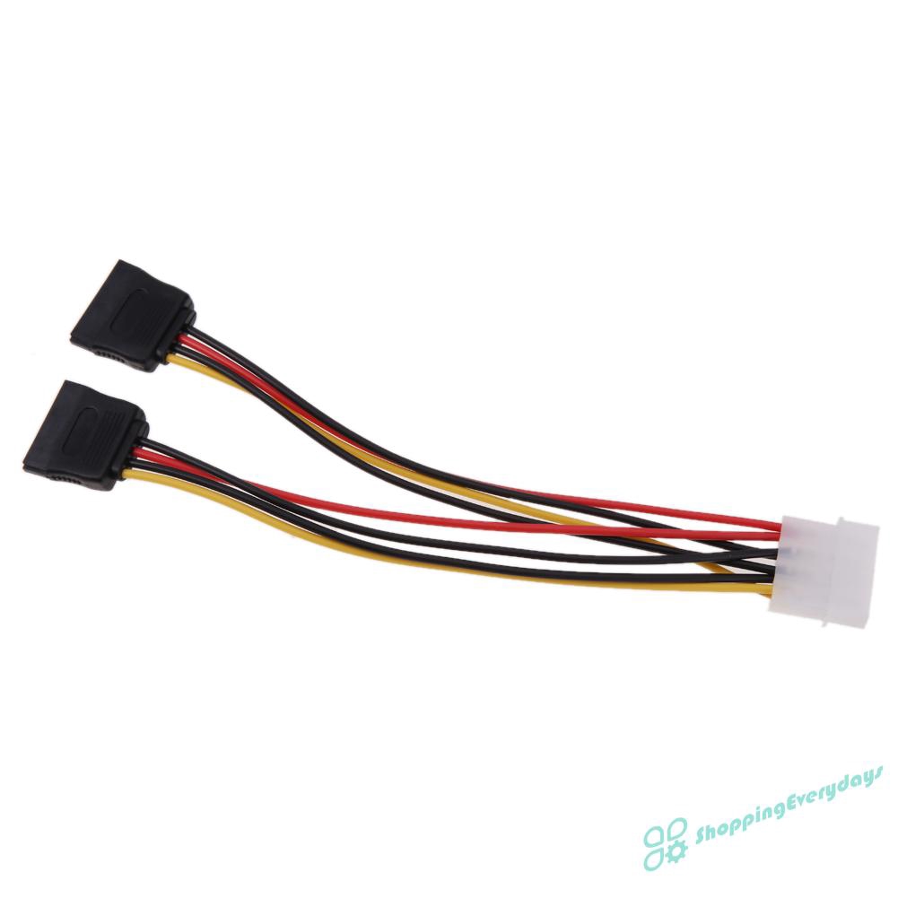 Dây Cáp Chuyển Đổi Từ Cổng 4pin Ide Sang 2 Cổng Sata Y