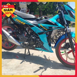 Tem Trùm 3 Lớp Raider 💖FREESHIP💖 Tem Xe Raider Mã T70