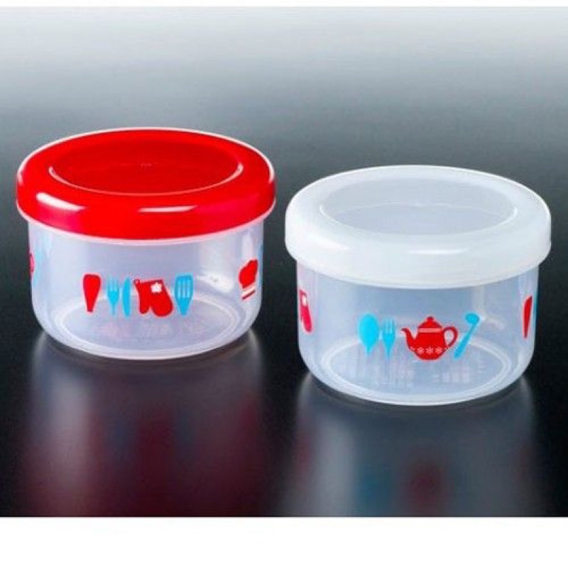 Set 2 hộp tròn Nakaya đựng thực phầm 160ml Hàng Nhật