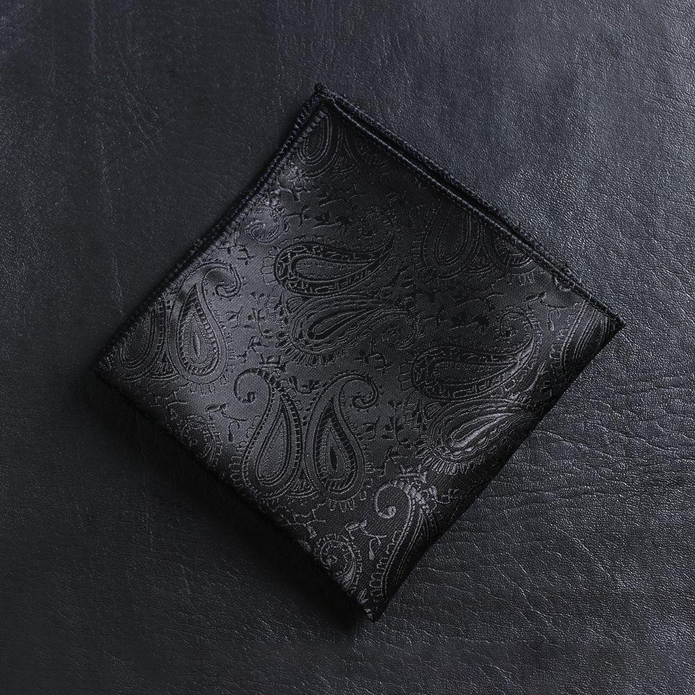 Maxg Khăn Tay Satin Họa Tiết Hoa Paisley Dành Cho Nam