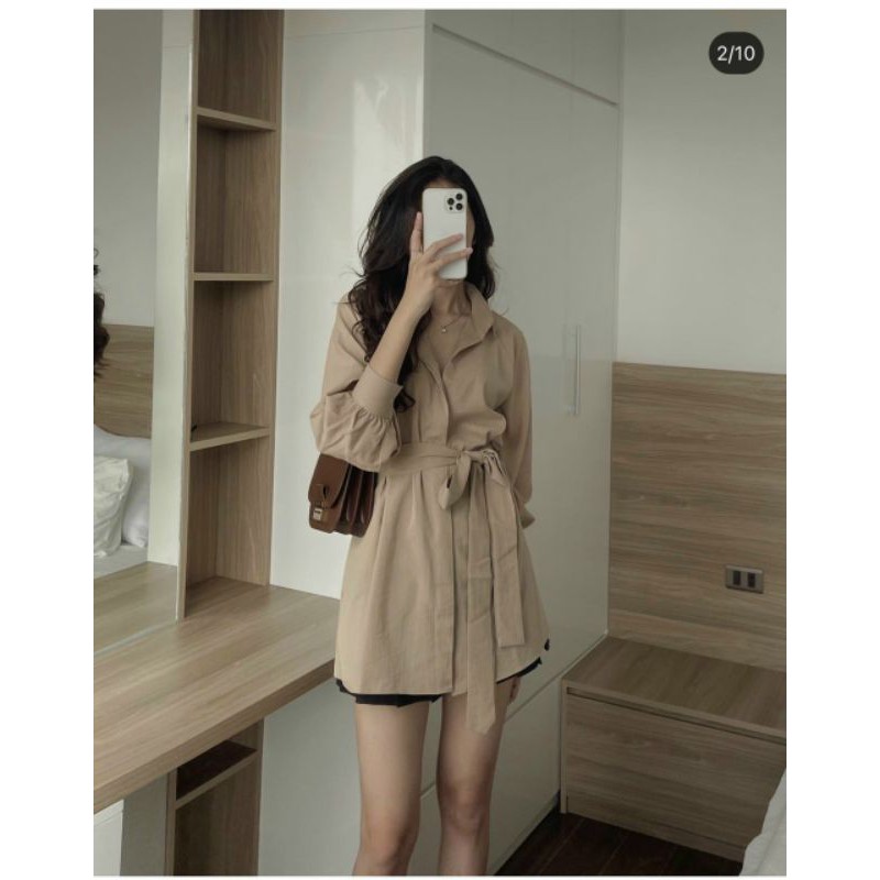 MOONES SET SƠ MI ĐŨI + CHÂN VÁY (2 MÀU TRẮNG - NUDE) | BigBuy360 - bigbuy360.vn