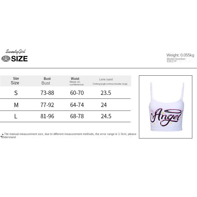 Áo Tank Top Cổ Tròn In Chữ Màu Tương Phản Thời Trang 2022 Quyến Rũ Cho Nữ